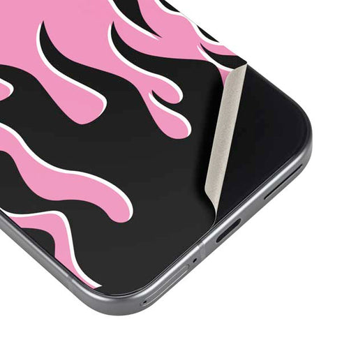 Pink Flames Google Pixel 9 Skin